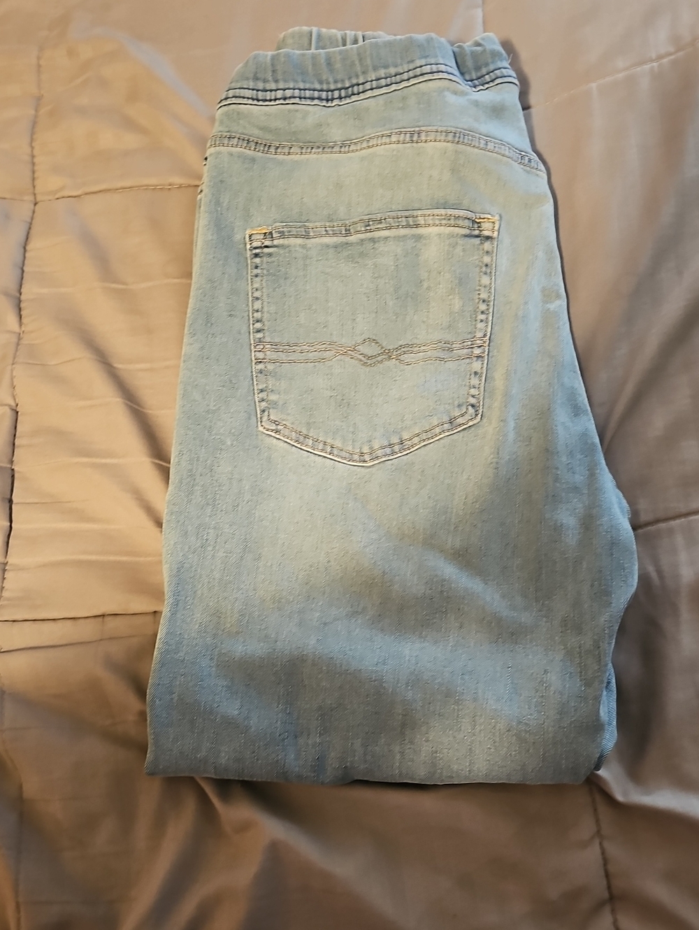 Denizen from Levi's light blue denim joggers with black drawstring
